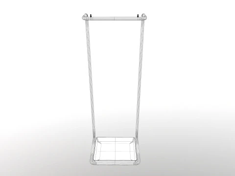H&auml;ngendes Tablett 3D Modell