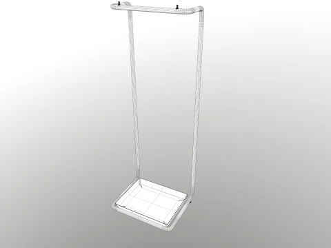 H&auml;ngendes Tablett 3D Modell