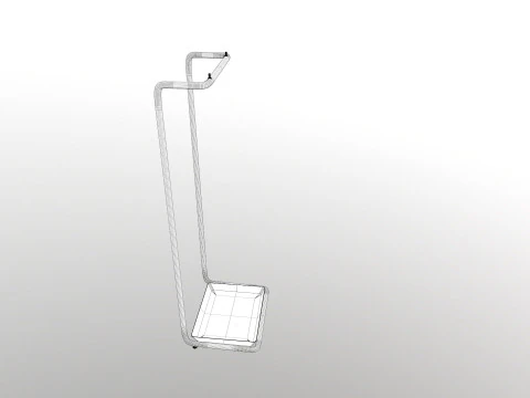 H&auml;ngendes Tablett 3D Modell