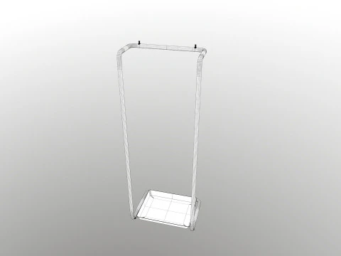 H&auml;ngendes Tablett 3D Modell