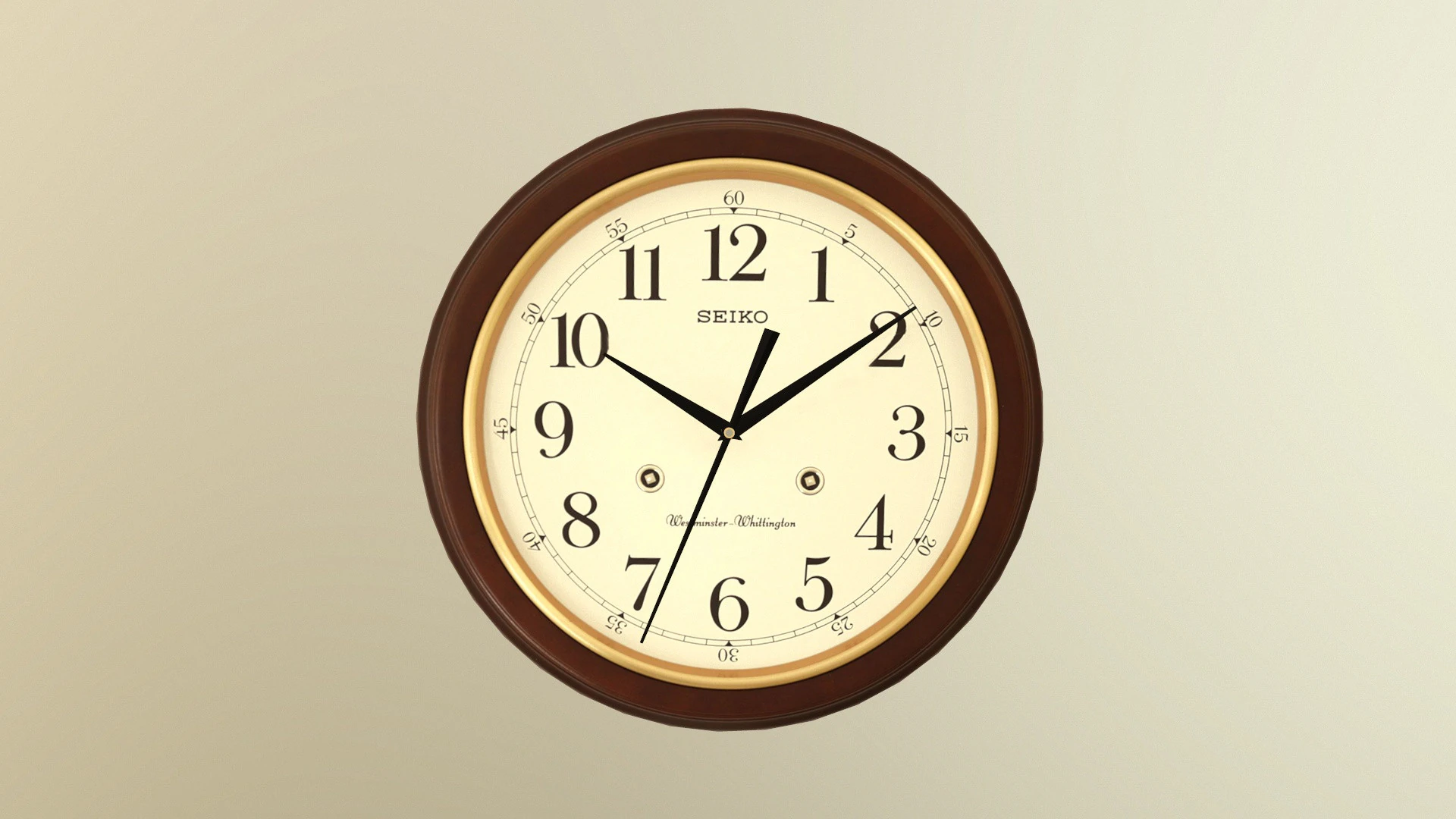 Wall Clock 3D Model .c4d .max .obj .3ds .fbx .stl .blend 