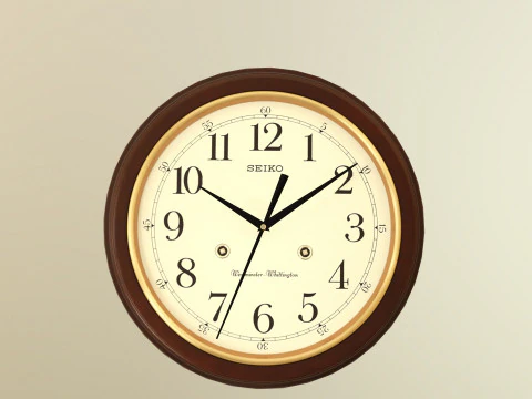 Wall Clock 3D Model