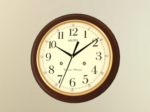 Wall Clock 3D Model