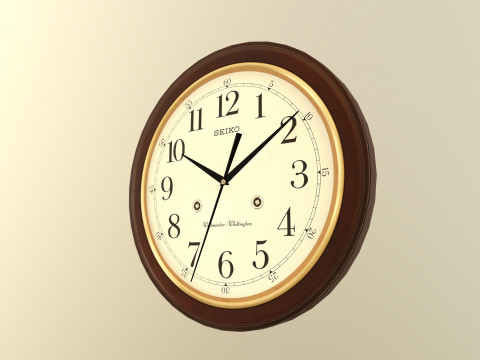 Wall Clock Model 3D