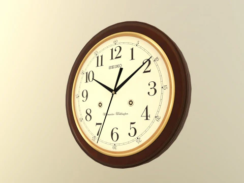 Wall Clock 3D Model