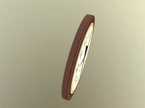 Wall Clock 3D Model