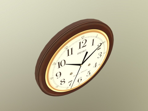 Wall Clock Model 3D