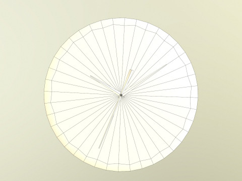Wall Clock Model 3D