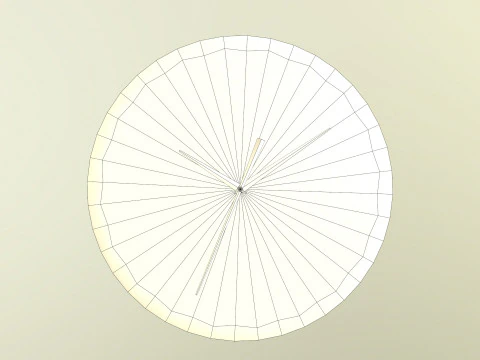 Wall Clock 3D Model