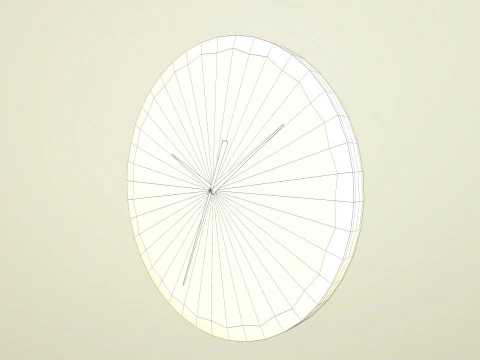 Wall Clock 3D Model