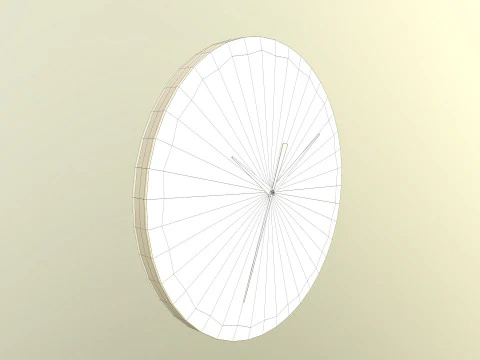 Wall Clock 3D Model