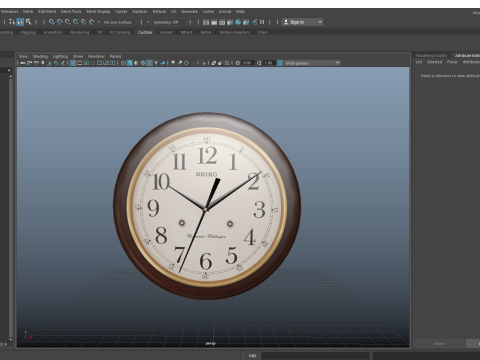 Wall Clock Model 3D