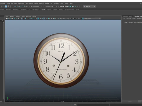 Wall Clock 3D Model