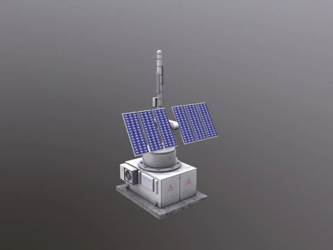 Solar Panel 3D Model