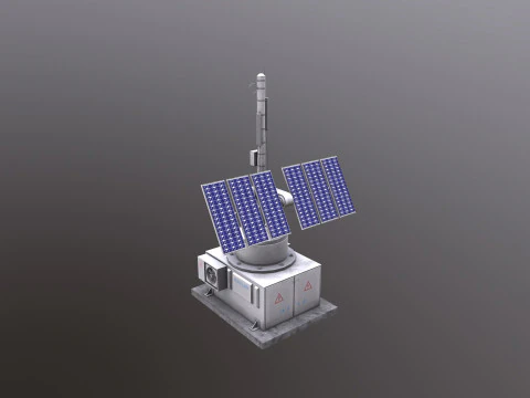 Solar Panel 3D Model