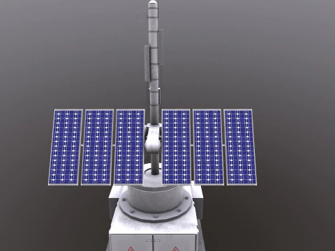 Solar Panel 3D Model