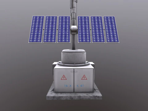Solar Panel 3D Model