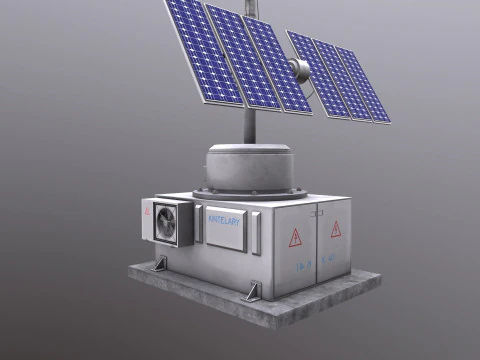 Solar Panel 3D Model