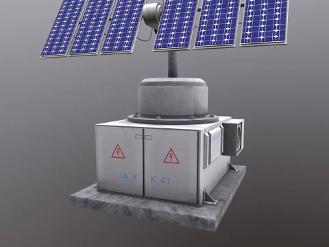 Solar Panel 3D Model