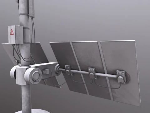 Solar Panel 3D Model