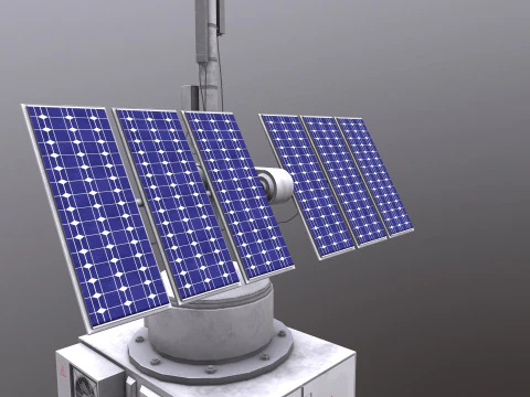 Solar Panel 3D Model