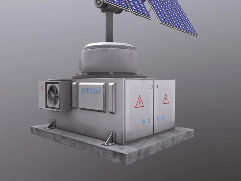 Solar Panel 3D Model