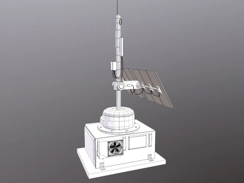 Solar Panel 3D Model