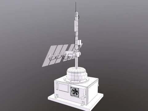 Solar Panel 3D Model