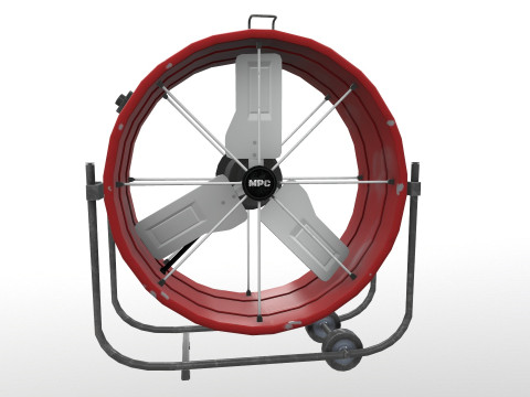 Industrial fan 3D 모델