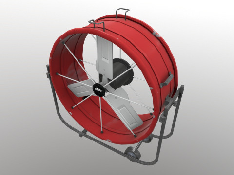 Industrial fan 3D 模型