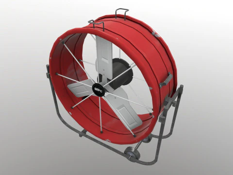 Industrial fan 3D Model