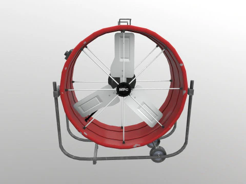 Industrial fan 3D Model