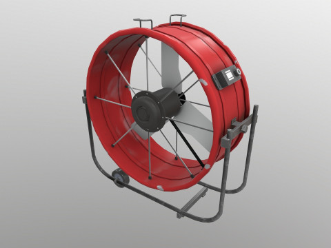 Industrial fan 3D 模型