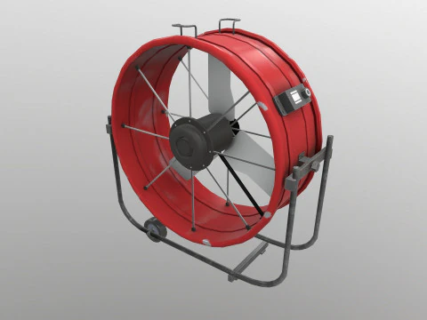 Industrial fan 3D Model