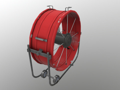 Industrial fan 3D 模型