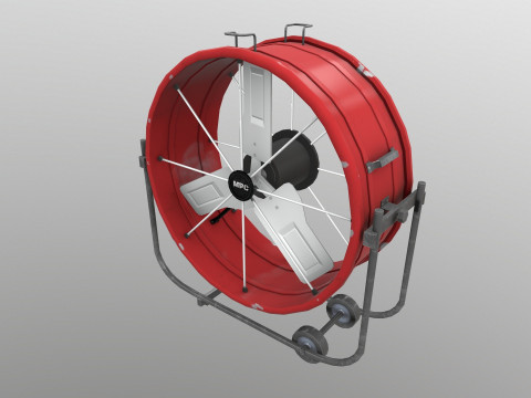 Industrial fan 3D 模型