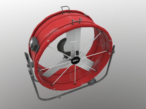 Industrial fan 3D 模型