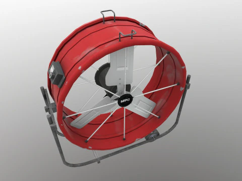 Industrial fan 3D Model