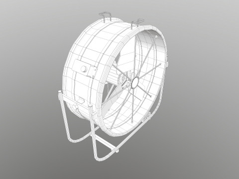 Industrial fan 3D 模型