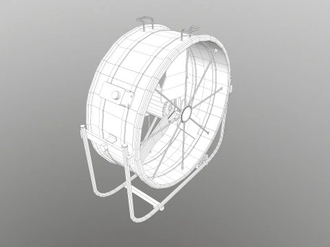Industrial fan 3D Model