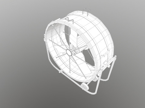 Industrial fan 3D 模型