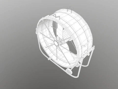 Industrial fan 3D Model