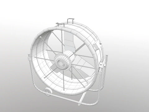 Industrial fan 3D Model