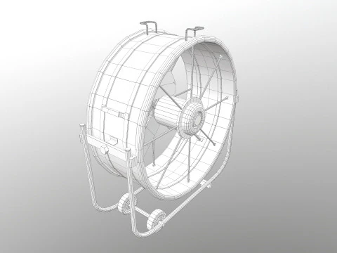 Industrial fan 3D Model