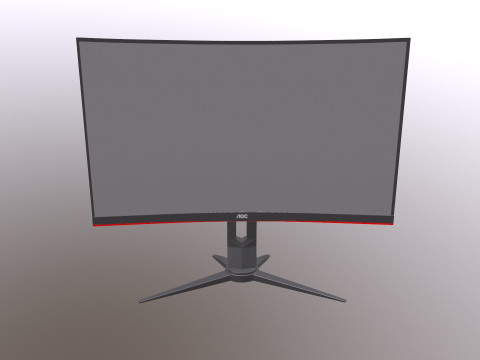 AOC Monitor 3D Модель