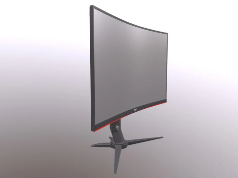 AOC Monitor 3D Model