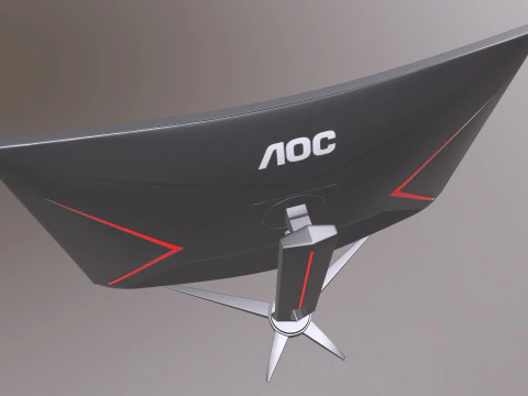 AOC Monitor 3D Model