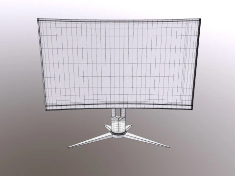AOC Monitor 3D Model