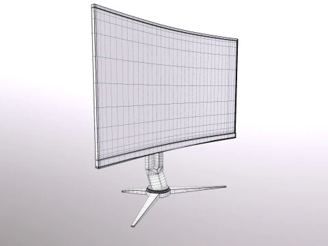 AOC Monitor 3D Model