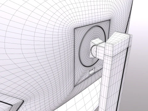 AOC Monitor 3D Model